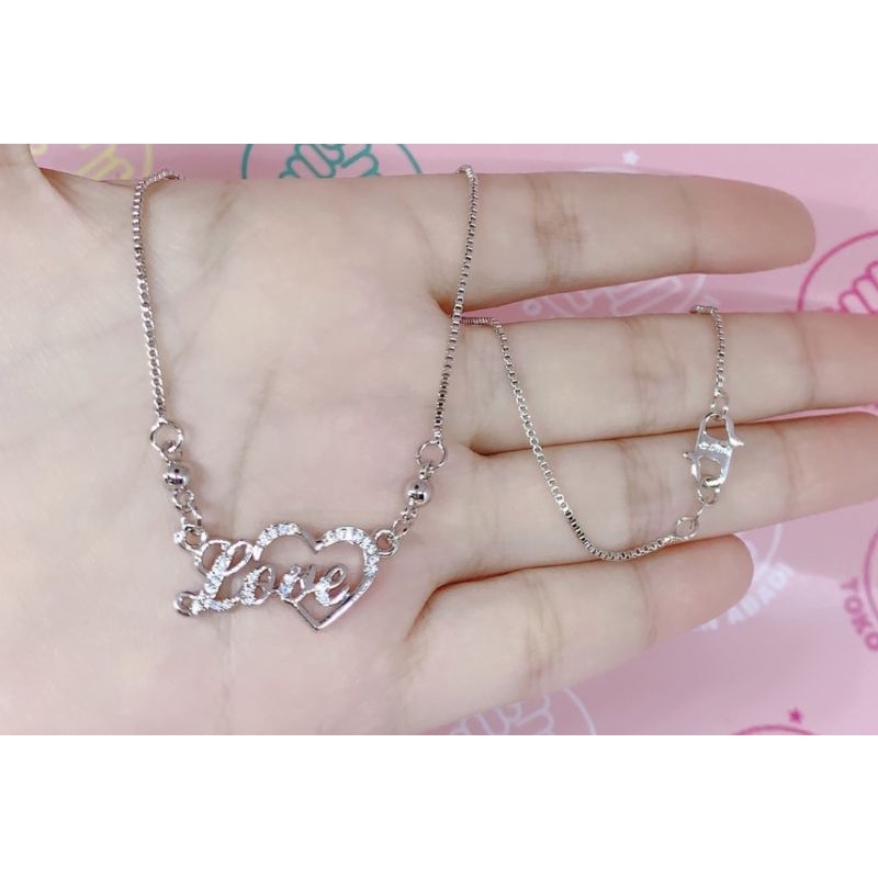 Kalung Anak Perempuan Xuping Silver Liontin Three Love *11