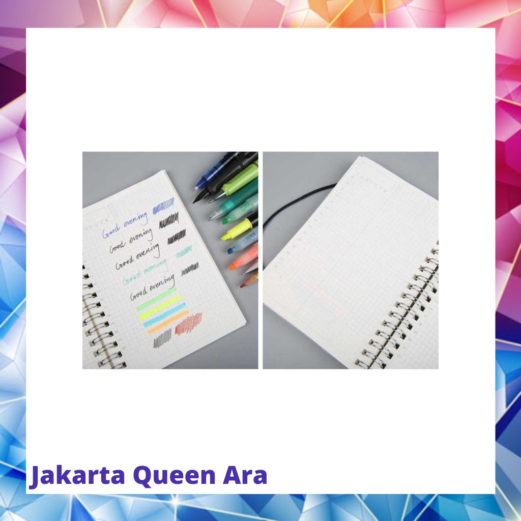 JIANWU Buku Binder Catatan Jurnal Harian Notebook Ukuran A5 - S252