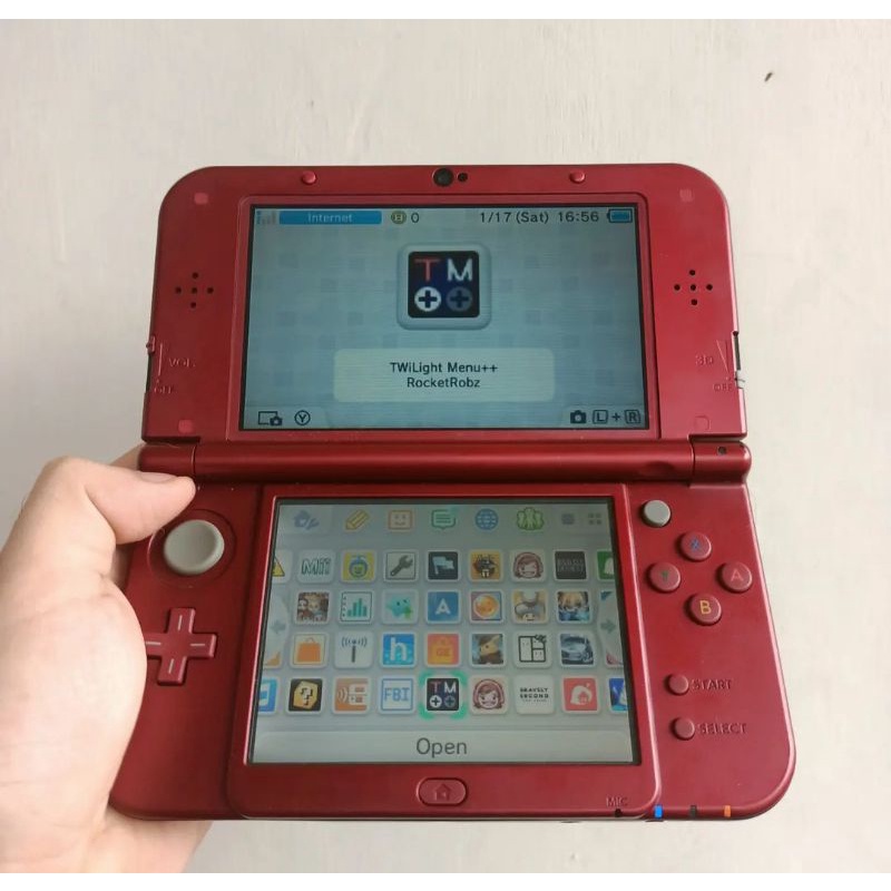 NINTENDO NEW 3DS XL CFW LUMA PERMANENT MEMORY 128GB FULL GAME NEW 3DSXL CFW LUMA PERMANENT MULUS