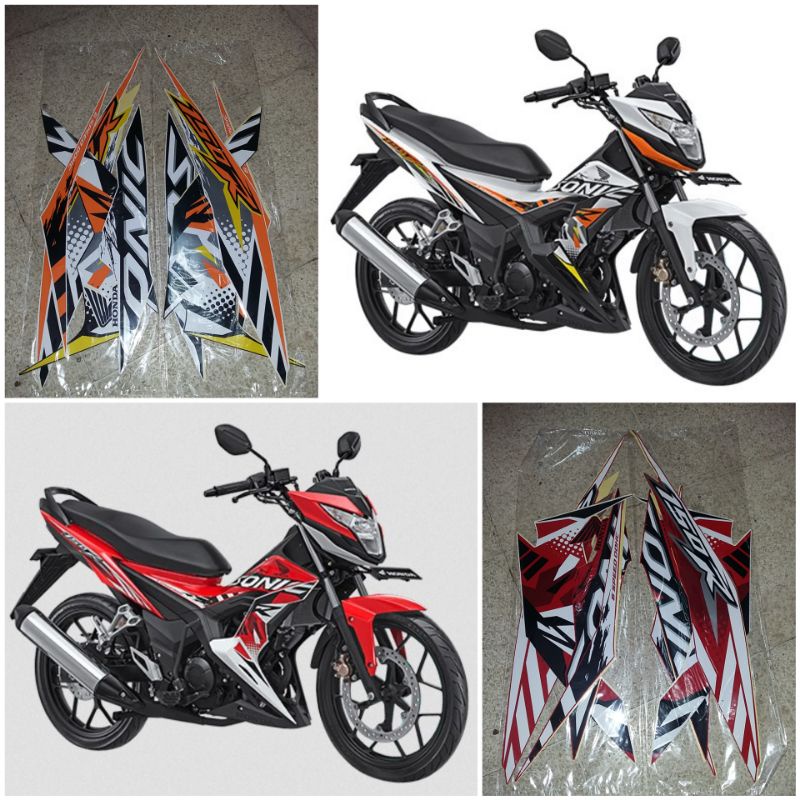 striping sticker honda Sonic R 150 2016 2017