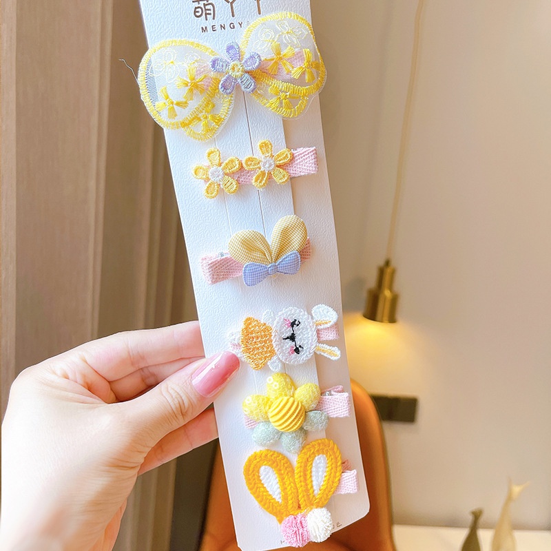 (PREMIUM) Jepitan Anak Perempuan Isi 5/6 - Jepit Rambut Oufit Korea Style Accesories Ah Young Anak Perempuan Babycinnamon