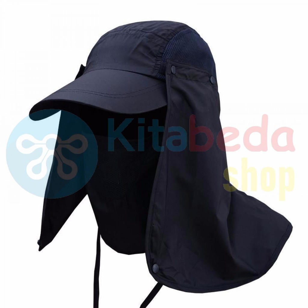 Topi Memancing Tentara Jepang [Hitam]