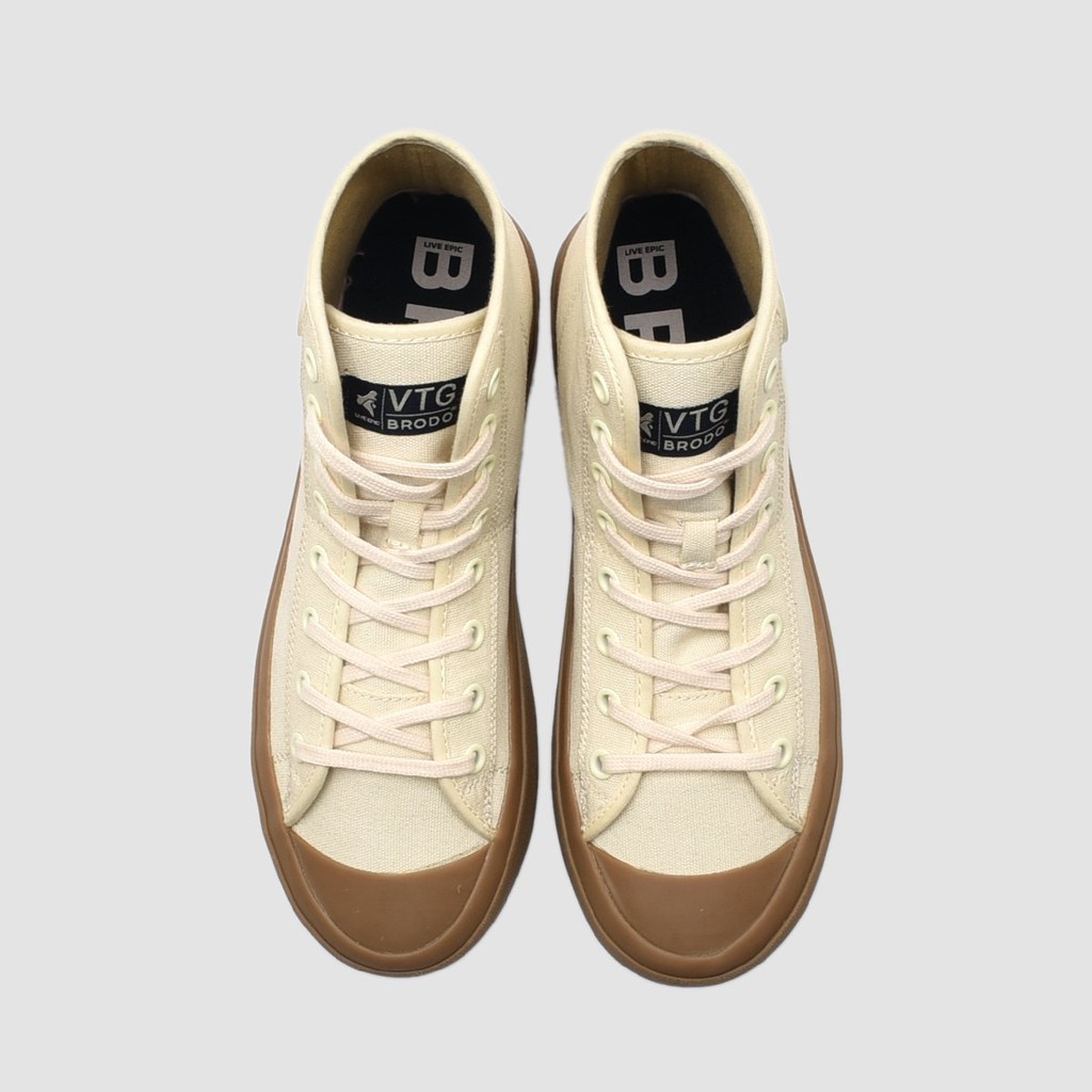 Sepatu Brodo Vantage V2 Gum [Natural White Gum/Olive Gum]-6