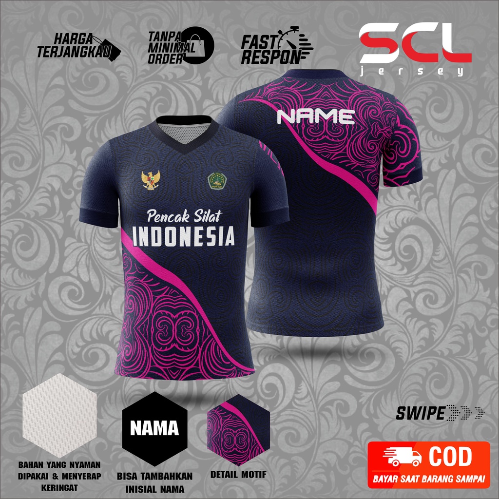 KAOS BAJU JERSEY PENCAK SILAT | PSHT | PAGAR NUSA | DLL