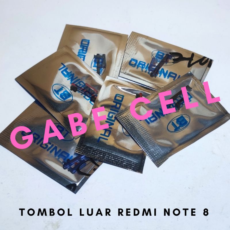 TOMBOL LUAR ON OFF VOLUME REDMI NOTE 8/REDMI NOTE 8 PRO