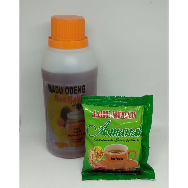 

Madu odeng plus bonus Jahe merah amanah