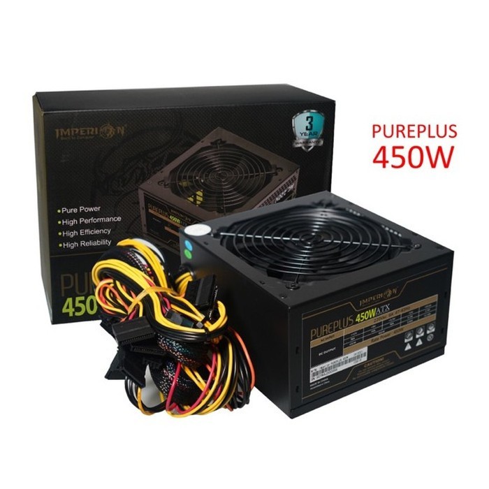 POWER SUPPLY/PSU Imperion 450W 80+ PUREPLUS Gaming/450watt-