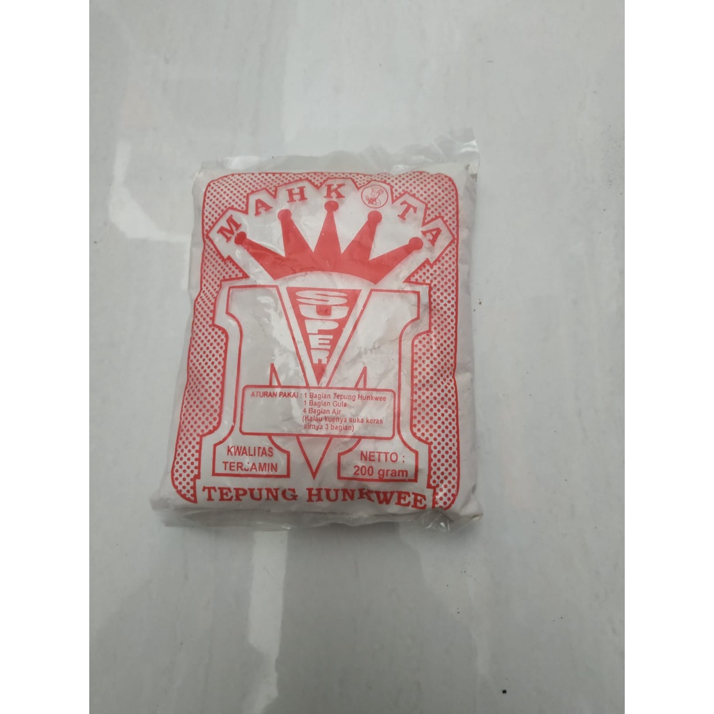 

Mahkota Tepung Hunkwee Super Kue 200 Gram