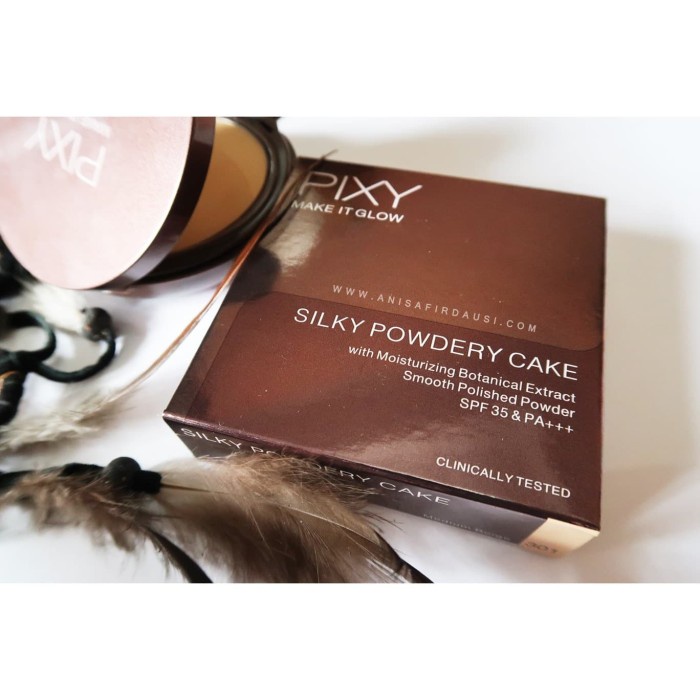 PIXY BEDAK PADAT MAKE IT GLOW SILKY POWDER CAKE ORIGINAL