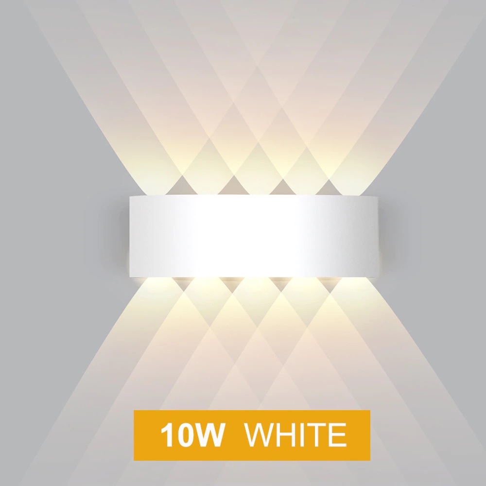 Lampu Hias Dinding LED Minimalis Aluminium 10 W Warm White - RL-B15 - 7RLLDEWH White