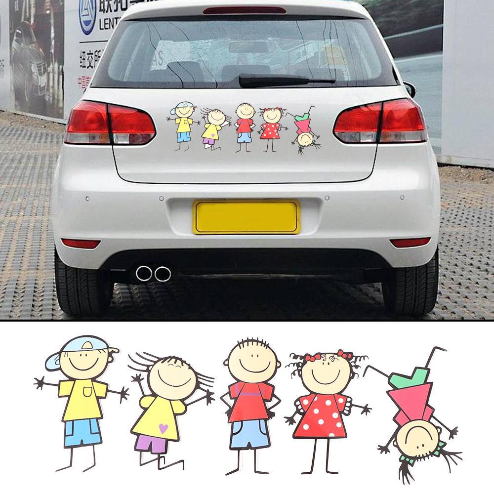 Stiker Mobil Nanas Waterproof Cowok Cewek Anak Keluarga Lucu