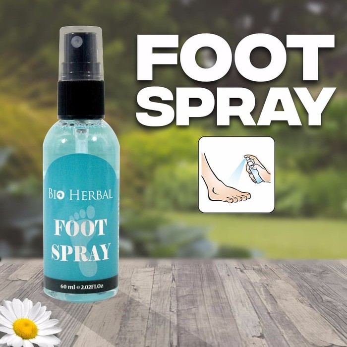 Penghilang Bau Kaki Bio Herbal Foot Spray Deodorant BPOM