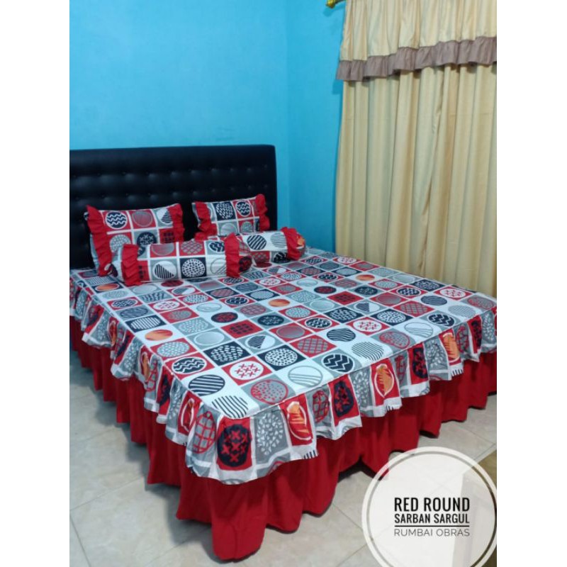 Sprei rumbai susun homemade pesanan khusus