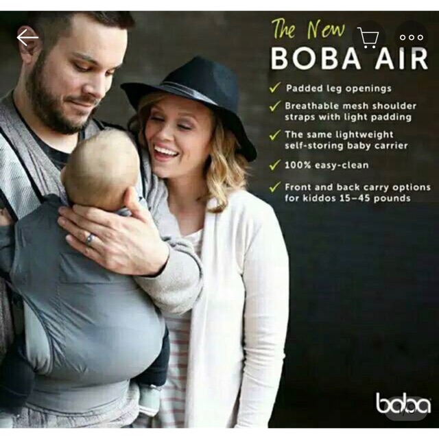 Boba air new design preloved