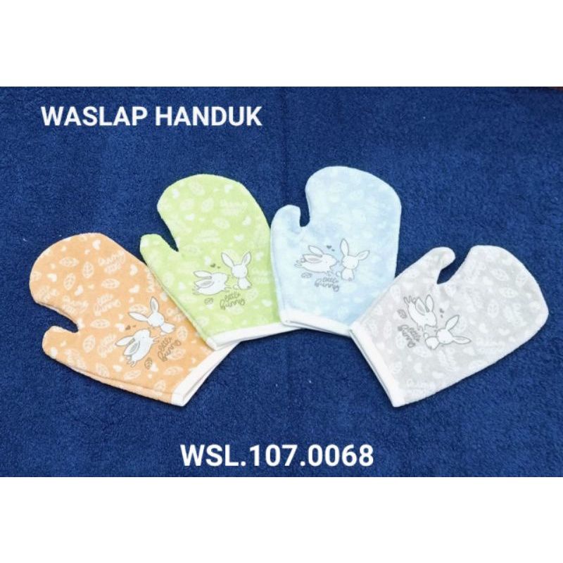 3Pcs baju bayi 0-3m NASUKA katun halus SNI Baju bayi Newborn Premium Pakaian Bayi Baru Lahir-4pc waslap rabbit