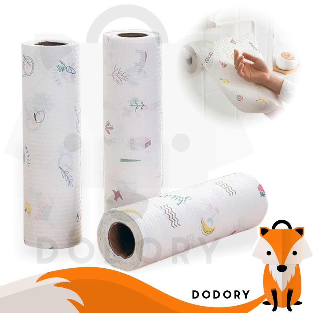 DODORY HL0133 Kertas Tissue Roll Penyerap Minyak Tisu Gulung Dapur