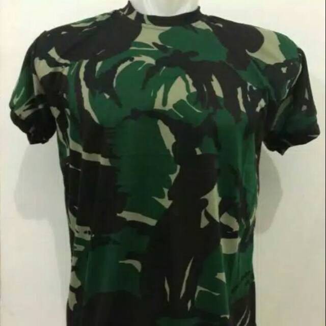 Termurah di Shopee     Kaos loreng lengan pendek malvinas