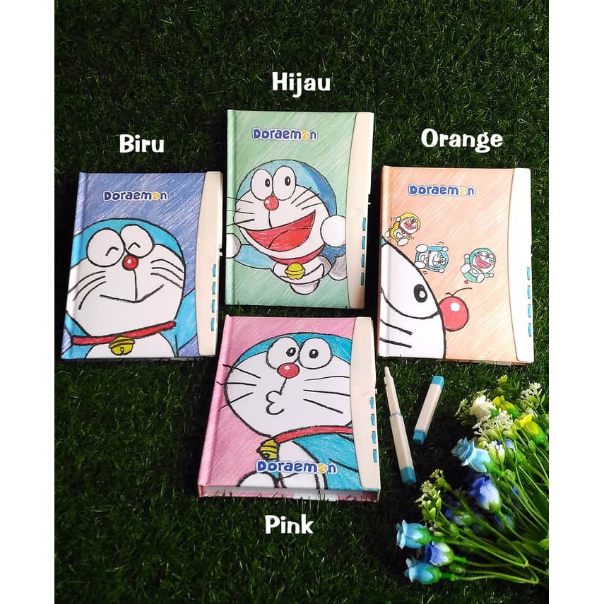 

Buku Diary Password Kunci Kode Putar + Pulpen - DORAEMON SERIES SXB32