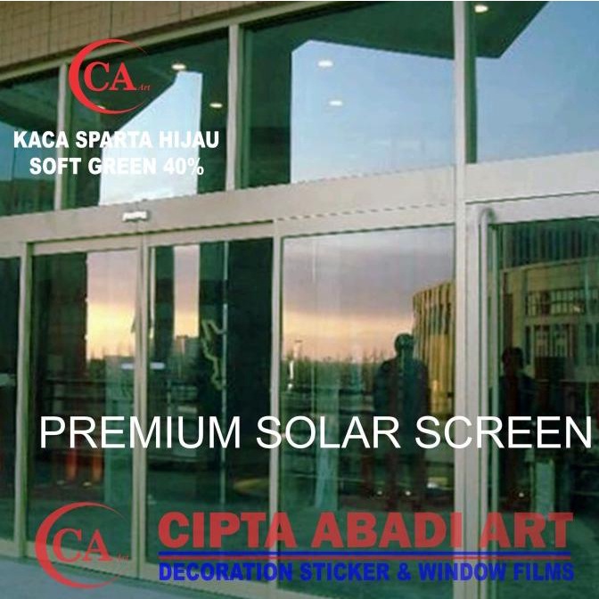 BISA COD KACA FILM SPARTA PREMIUM HIJAU SOFT GREEN SOLAR SCREEN