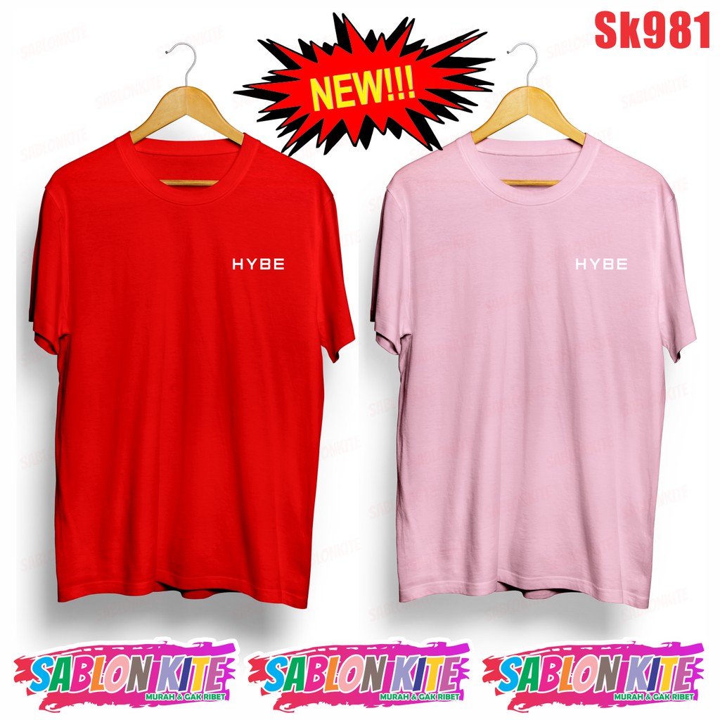 MURAH!!! KAOS KPOP JUNGKOOK HYBE SK981 UNISEX COMBED 30S