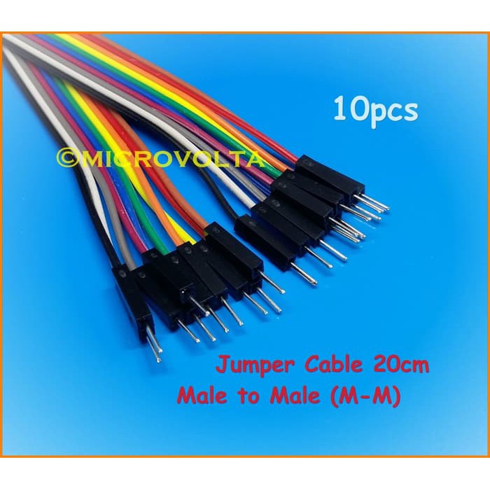 

Langsung Order Jumper Cable 20cm Male to Male (M-M) 10pcs Berkualitas