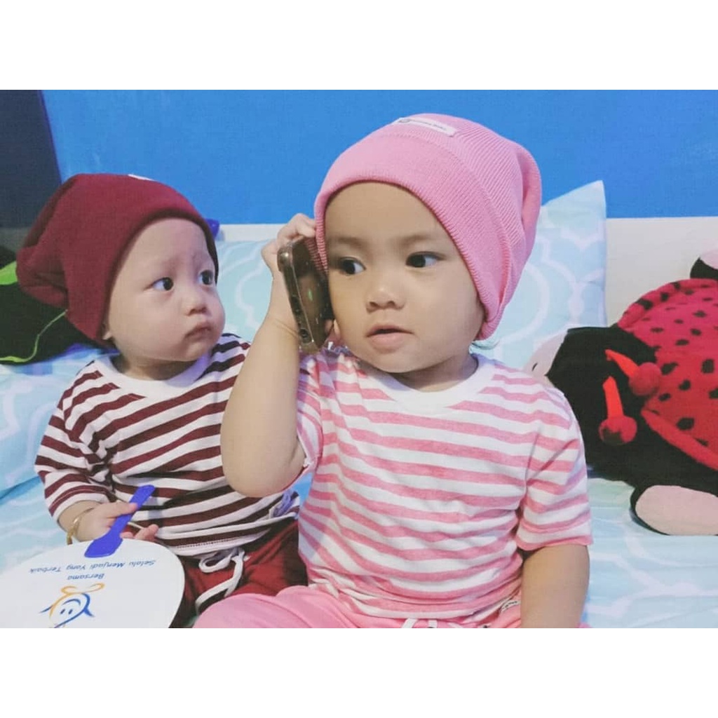 Fairy Baby Striped Tees Kaos Basic Salur Bayi