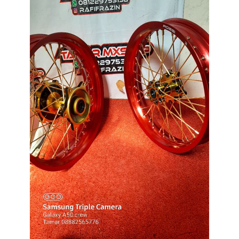 velg supermoto crf150L 250 300 ring 17 wheelset sumo CRF Murah
