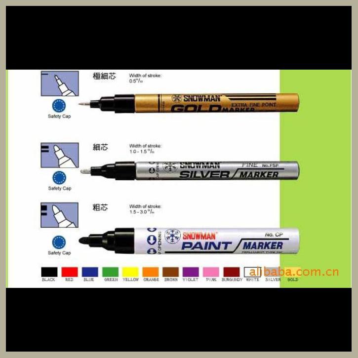 

SPIDOL SNOWMAN PERMANENT WHITE MARKER PUTIH WP-12
