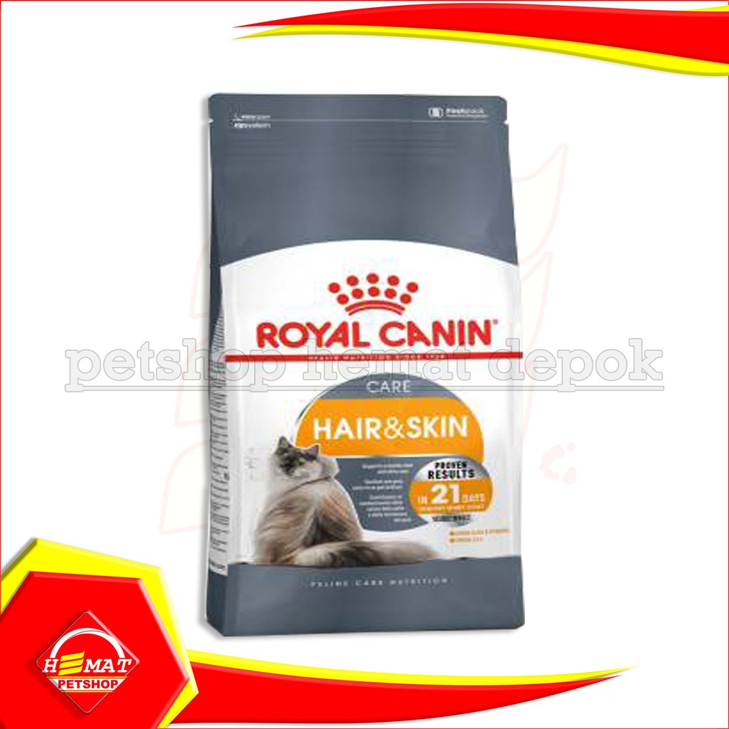 Makanan Kucing dewasa Royal Canin Hair &amp; Skin 10 kg Hair and Skin 10kg bulu