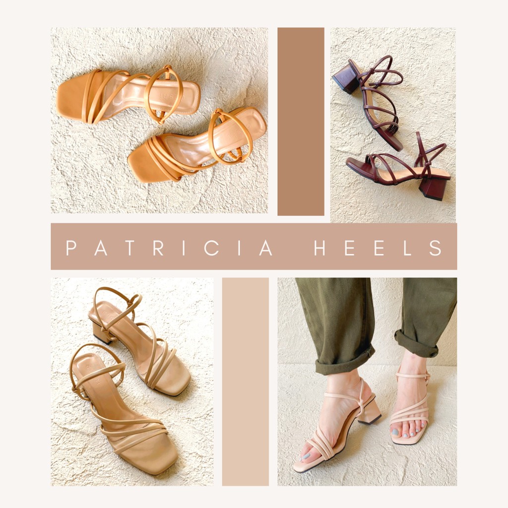 Patricia heels - Sendal tali wanita hak tahu