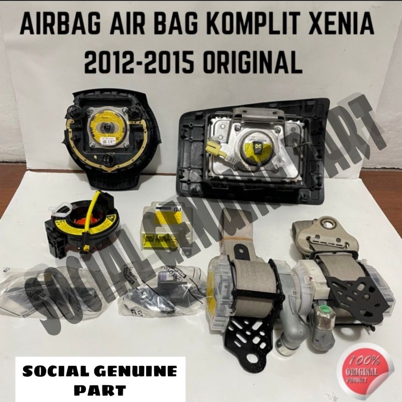 Airbag Air bag komplit Full set Daihatsu Xenia 2012 - 2015 Original
