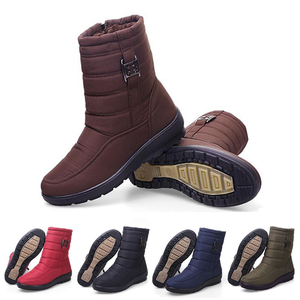  Sepatu  Boots  Wanita  Anti  Air  Slip Fleksibel Casual untuk  