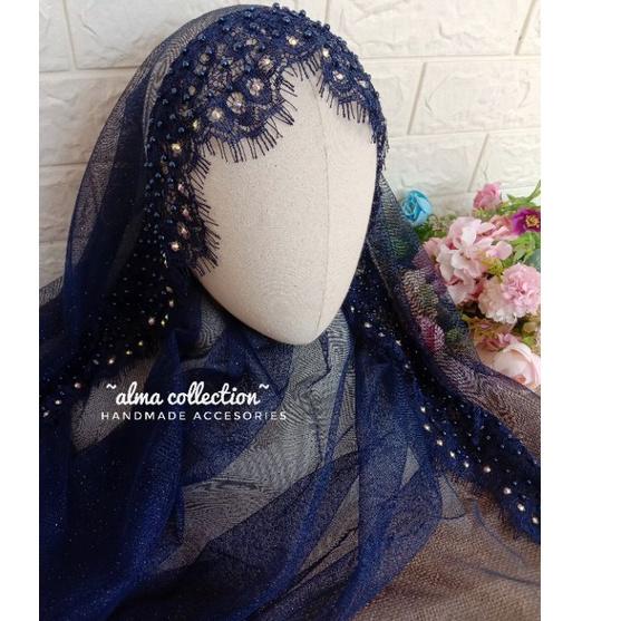 Paling Disukai.. Slayer pengantin/Veil pengantin/brokat/tile/hijab/acc pengantin