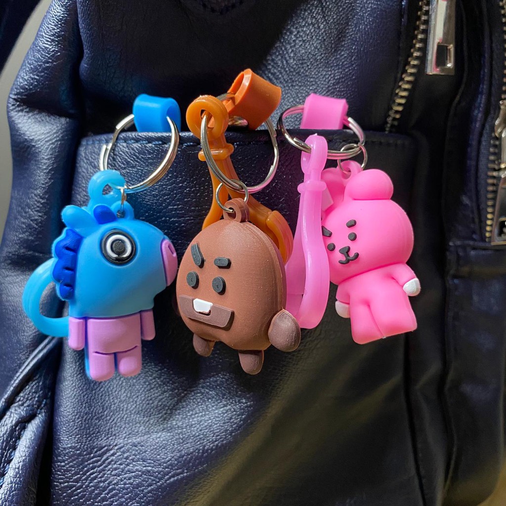 3SP | AH04 Gantungan Kunci Tas Anak Lucu Karakter Boneka K-Pop Keychain Murah Grosir