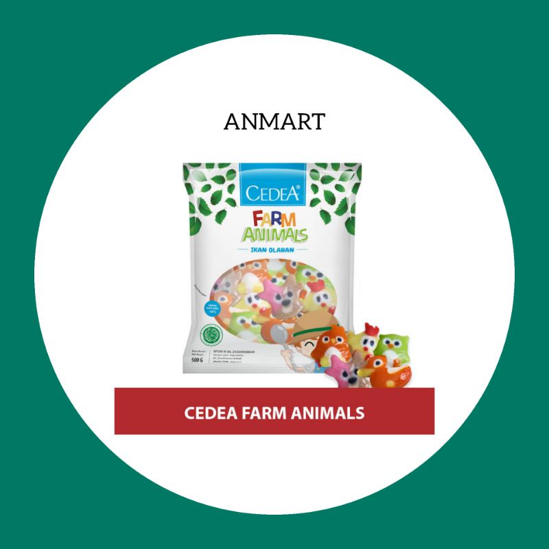 

ANMART | 500gr Farm Animal Cedea / Olahan Ikan | Frozen Food | Sayur Online