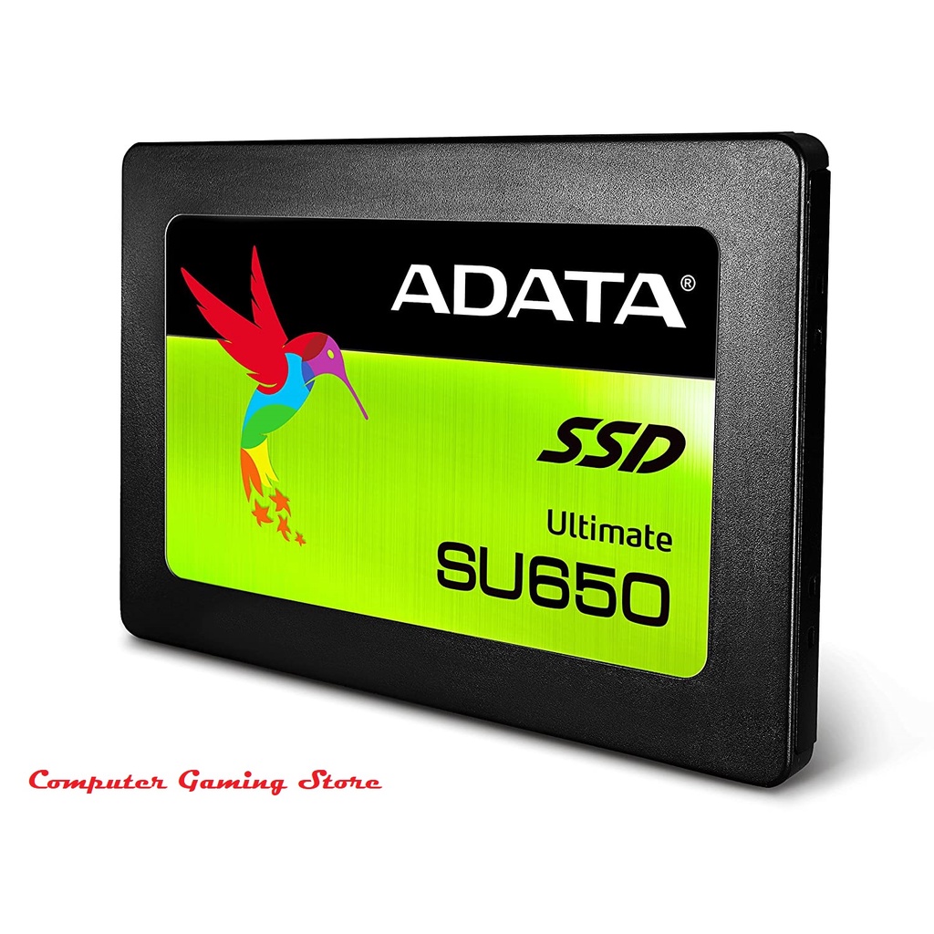Adata Ultimate SU650 3D NAND 480GB SSD SATA III - for Laptop - PC - PC AIO