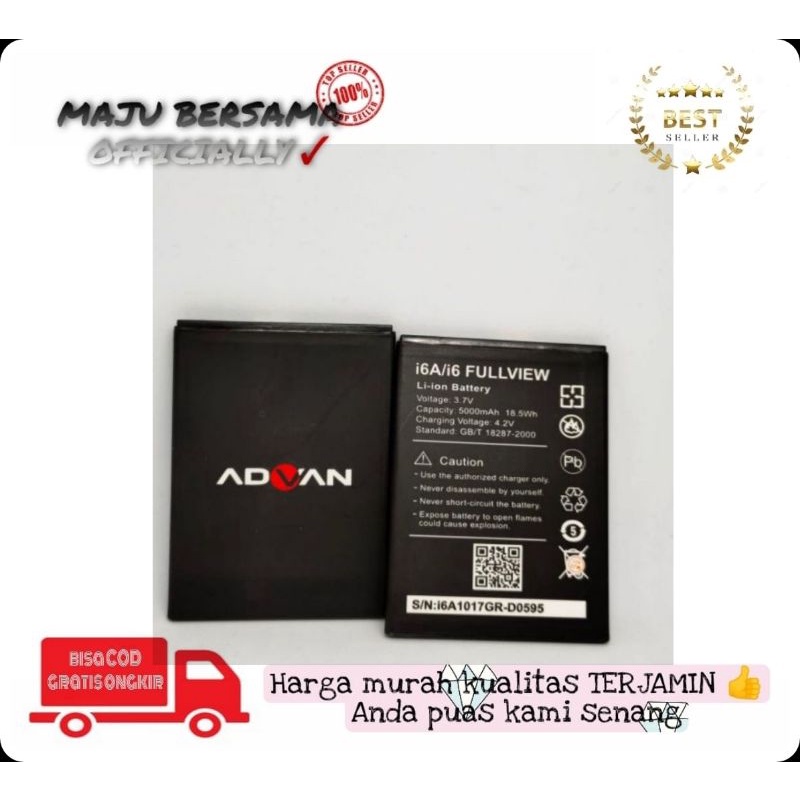 MB - Baterai Battery Batere Advan i6A Advan i6 Fullview Advan i6A Full View Battery Batre Batere / B