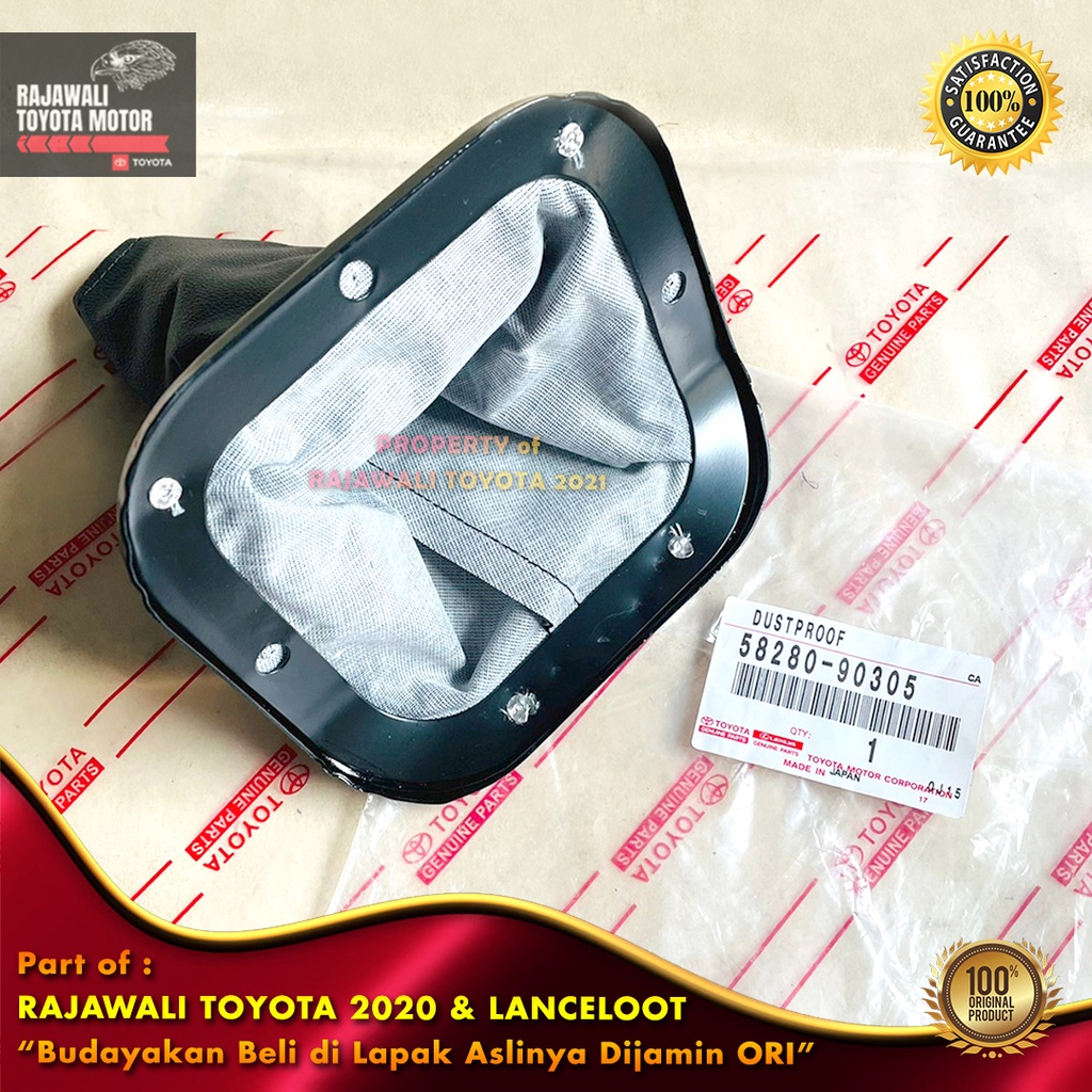Karet Boot Tutup Tongkat Land Cruiser Hardtop 2F BJ40 & FJ42 4X4 Dustproof Original Toyota (58280-90