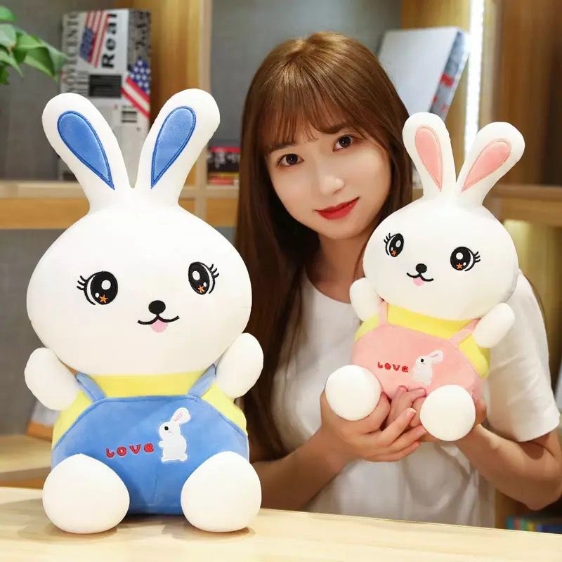 NEW...BONEKA terbaru boneka rabbit pake baju/boneka rabbit baju 2 warna/boneka rabbit baju lucu/boneka rabbit imut