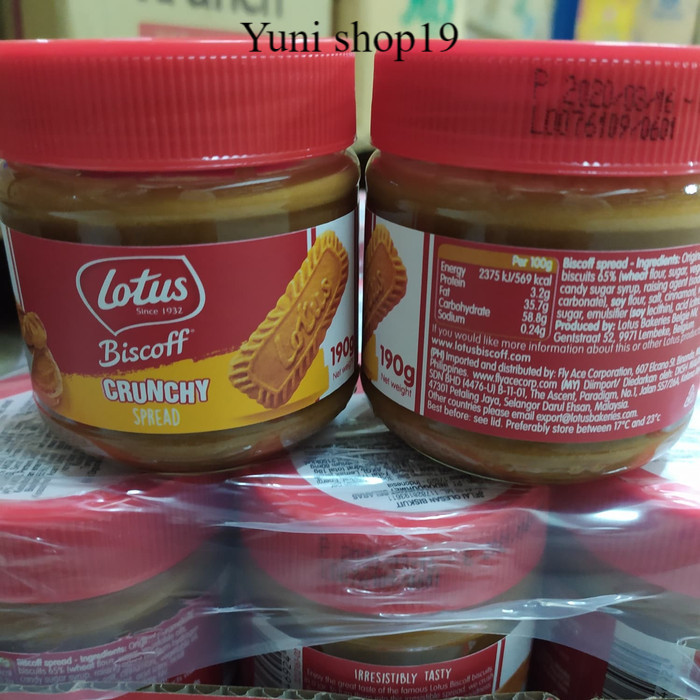 

lotus biscoff crunchy - selai lotus crunchy 200gr