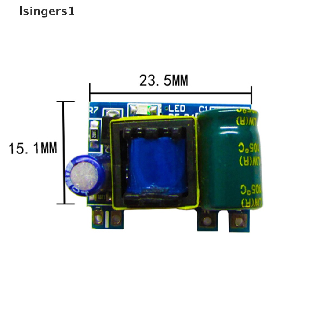 (lsingers1) Modul Konverter power supply AC-DC 12V 300mA 3.5W