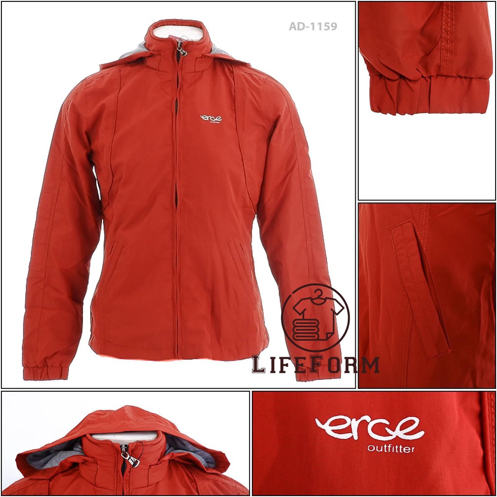 [AD1159] Jaket Parasit wanita Orange Erce M-XL