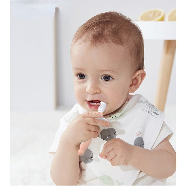 BBET Baby toothbrush and tongue coating brush | Sikat gigi dan alat bersih lidah bayi