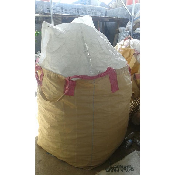 jumbo bag bekas untuk silase pakan ternak pakai inner plastik