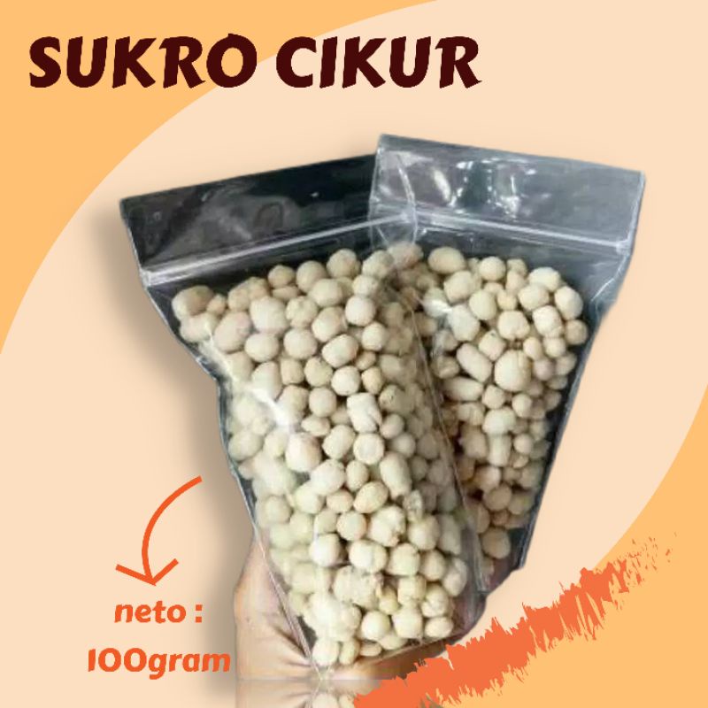 

Sukro Cikur 100gram / Pilus Cikur / SUKRO CIKUR KLC SARI RASA / TOPING BASO ACI