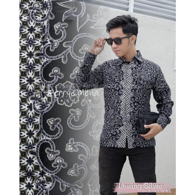 Motif Terbaru - Kemeja Batik Pria Lengan Panjang - Hem Batik Modern / Kemeja Batik Seragam