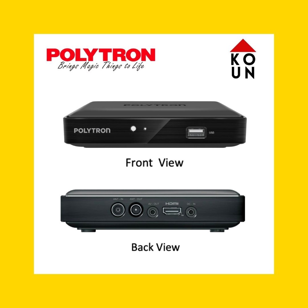 RK (COD READY) STB MATRIX APPLE MERAH / DVB T2 Set Top Box Polytron PDV 620T2 / PDV 600T2 / PDV 600