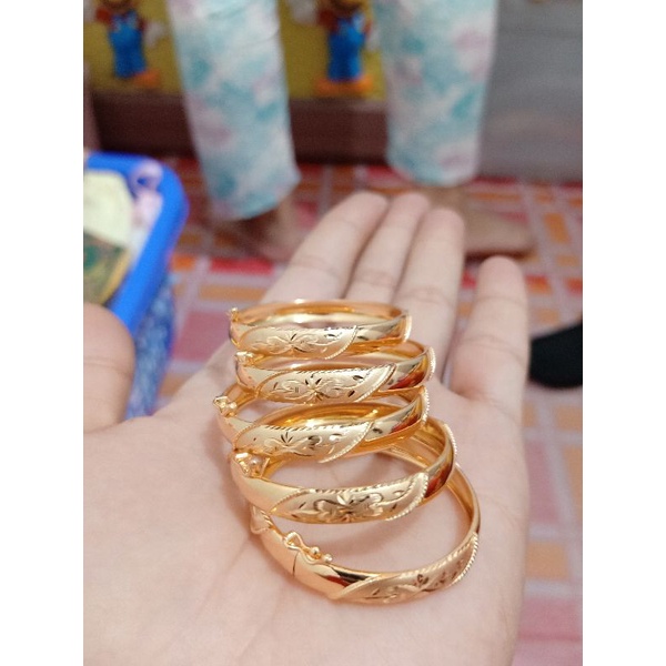 GELANG BANGKOK ANAK PERAK 925 ROSE GOLD