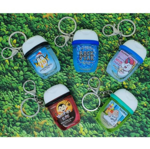 Hand Sanitizer Pockbac / Gantungan Tas dan Hand Sanitizer Pockbac