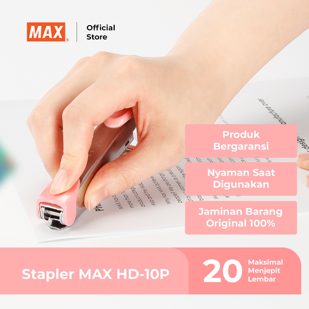 

Max Stapler Staples Jegrekan Hekter Hd10 Max Hd-10 Pastel Series Colourful Berwarna